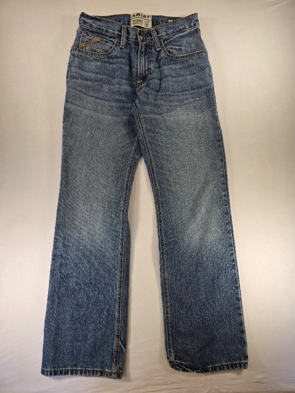 Ariat M4 Relaxed Boot Cut Blue Jeans Men's 28 X 32